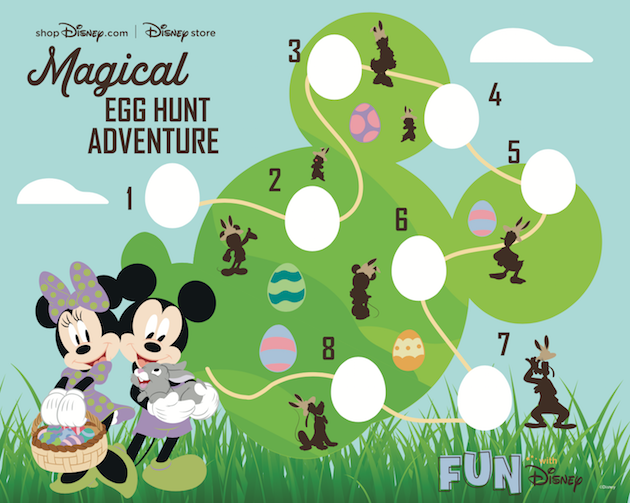 Disney Printable Magical Egg Hunt