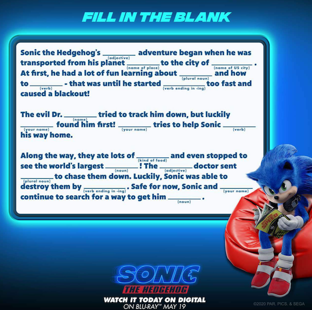 Sonic the Hedgehog Activities, SEGA