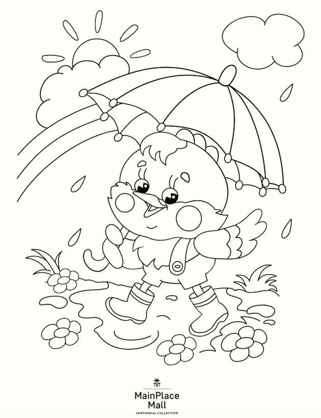 Springtime Coloring Sheet