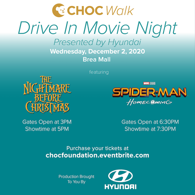 CHOC Walk Drive In Movie Night
