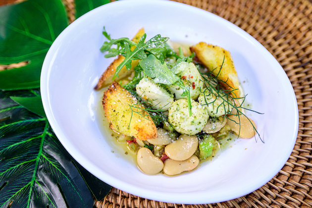 Marinated Mozzarella & Beans Salad