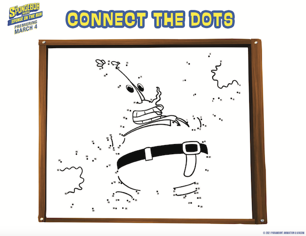 Spongebob Connect the Dots