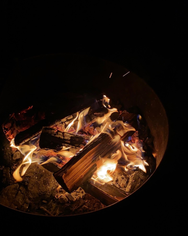 Campfire at Yosemite