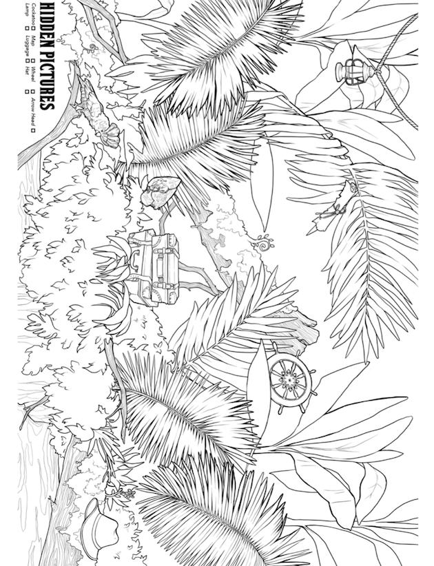 Jungle Cruise Coloring Sheet 5