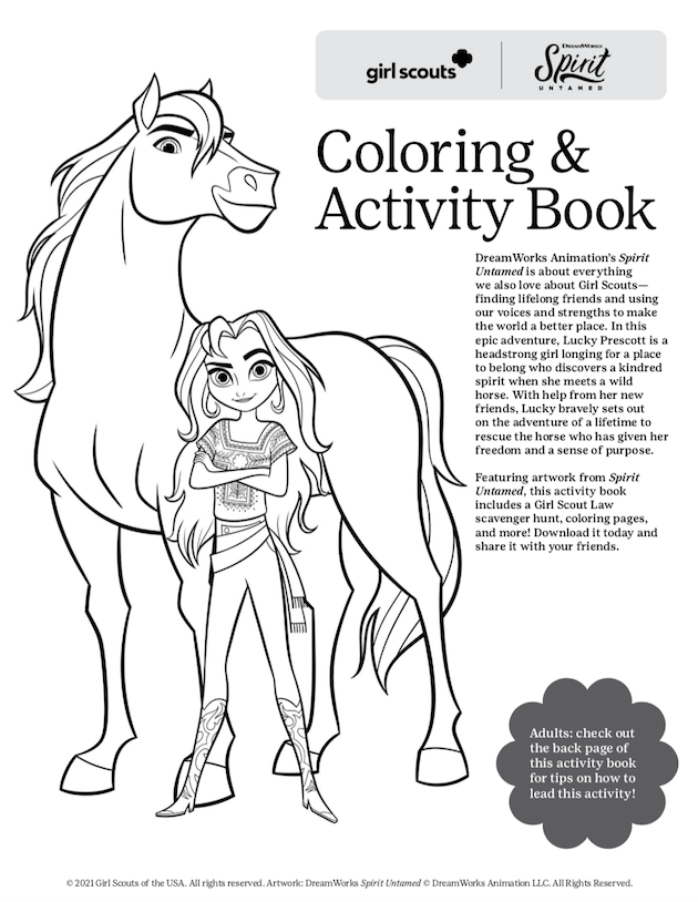 girl scout coloring sheets