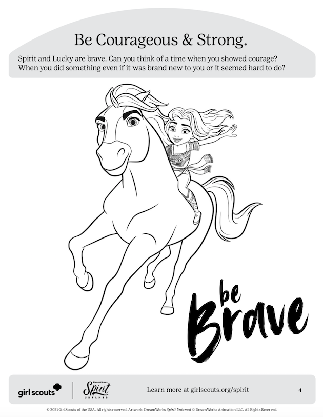 spirit stallion of the cimarron 2 coloring pages