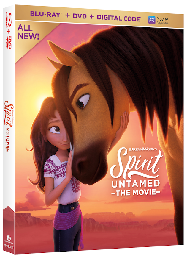 Spirit Untamed Blu-ray and DVD