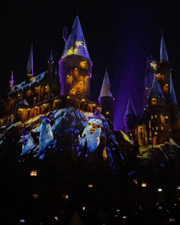 Christmas at Hogwarts Castle Lights Show