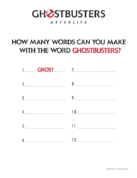 Ghostbusters: Afterlife Printables and Activities - Rockin Mama™